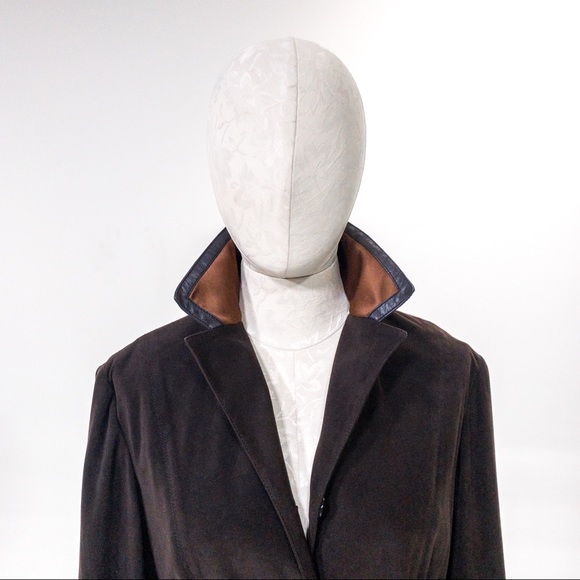 St. John Vintage S/M Adjustable Field Jacket Brown - Picture 7 of 15